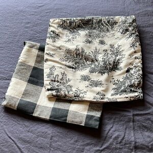 Toile & Check Sham Bundle